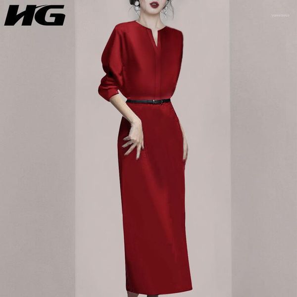 casual dresses hg drawstring waist solid dress women 2021 spring fashion style temperament all match goddess fan zy3665, Black;gray
casual dresses hg drawstring waist solid dress women 2021 spring fashion style temperament all match goddess fan zy3665, Black;gray