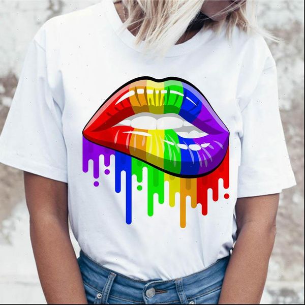 womens t shirts rainbow pride lips shirt korean graphic tees women for funny ulzzang tshirt female clothing harajuku, White
womens t shirts rainbow pride lips shirt korean graphic tees women for funny ulzzang tshirt female clothing harajuku, White