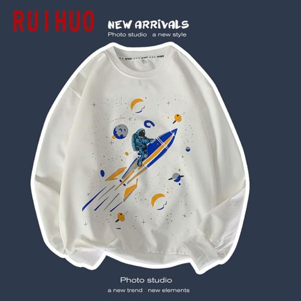 men's hoodies & sweatshirts ruihuo print pullover sweatshirt men clothing harajuku japanese streetwear m-3xl 2021 arrivals, Black
men's hoodies & sweatshirts ruihuo print pullover sweatshirt men clothing harajuku japanese streetwear m-3xl 2021 arrivals, Black