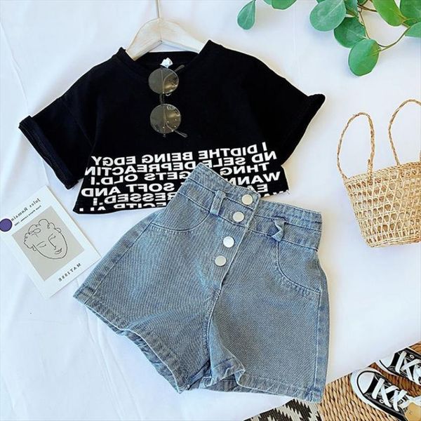 10 years girls clothes set childrens short sleeved t shirt shorts for teenagers, Blue
10 years girls clothes set childrens short sleeved t shirt shorts for teenagers, Blue