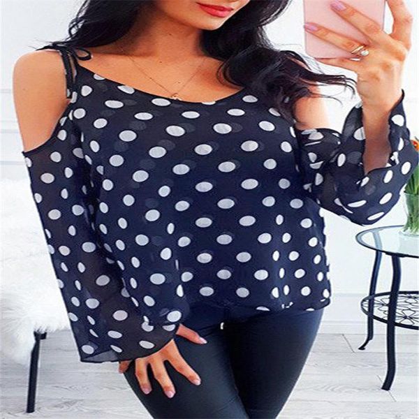 women's blouses & shirts hirigin autumn womens cold off shoulder dot print bohemian shirt casual beach long sleeve strappy summer blou, White
women's blouses & shirts hirigin autumn womens cold off shoulder dot print bohemian shirt casual beach long sleeve strappy summer blou, White