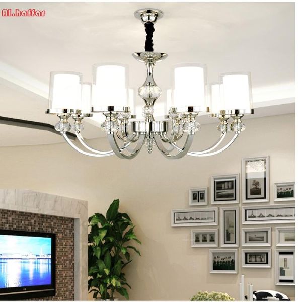 modern chrome metal crystal led chandeliers lighting pendant chandelier fixture lamp for foyer living room
modern chrome metal crystal led chandeliers lighting pendant chandelier fixture lamp for foyer living room