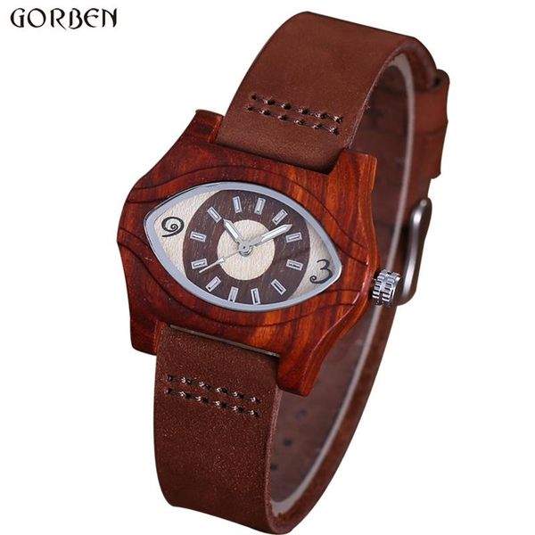 wristwatches est brand mens wood watch unique eyes design dial wooden quartz watches fashion style leather band gifts, Slivery;brown
wristwatches est brand mens wood watch unique eyes design dial wooden quartz watches fashion style leather band gifts, Slivery;brown