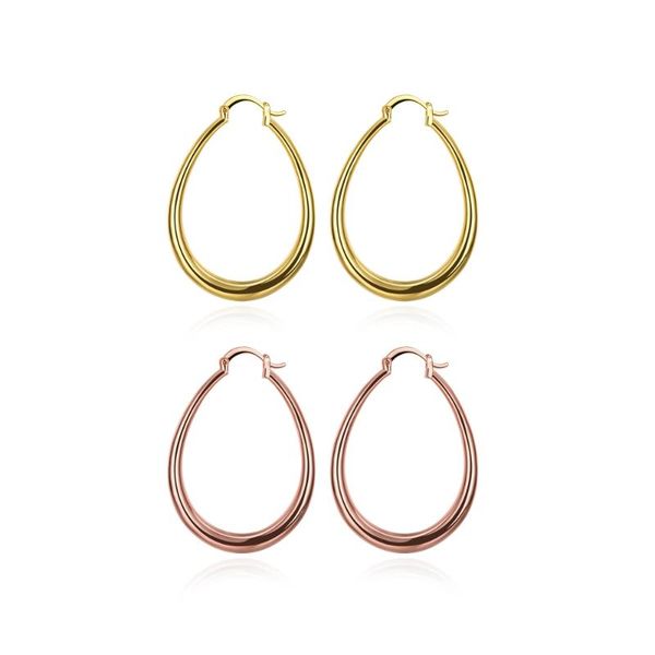 hoop & huggie zemior europe and america oval shape earrings for women gold color minimalist earring anniversary female fashion jewelry, Golden;silver 
hoop & huggie zemior europe and america oval shape earrings for women gold color minimalist earring anniversary female fashion jewelry, Golden;silver