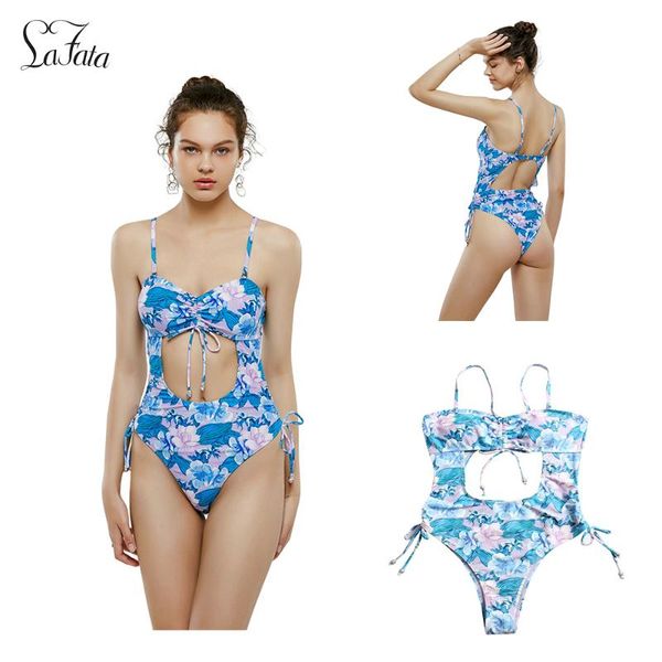 one-piece suits women's blue floral cutout one piece swimsuit
one-piece suits women's blue floral cutout one piece swimsuit