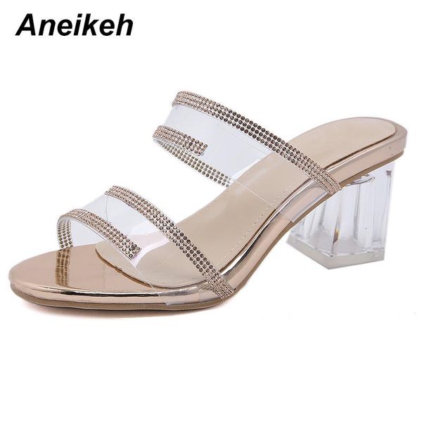 aneikeh 2021 women's shoes fashion shallow summer pvc peep toe slippers square heel novelty bling basic polka dot outside, Black
aneikeh 2021 women's shoes fashion shallow summer pvc peep toe slippers square heel novelty bling basic polka dot outside, Black