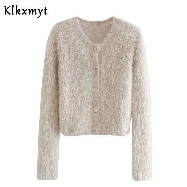 klkxmyt women fashion button-up cropped za cardigan sweater vintage o neck long sleeve female outerwear chic 210527, White
klkxmyt women fashion button-up cropped za cardigan sweater vintage o neck long sleeve female outerwear chic 210527, White