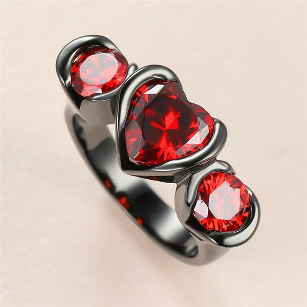 wedding rings vintage female love heart crystal ring luxury 14kt black gold for women charm bride red zircon engagement, Slivery;golden
wedding rings vintage female love heart crystal ring luxury 14kt black gold for women charm bride red zircon engagement, Slivery;golden