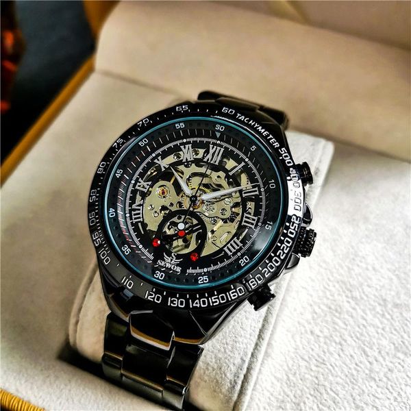 wristwatches jojoz men's automatic mechanical watch genuine luminous waterproof hollow tourbillon middle school student, Slivery;brown
wristwatches jojoz men's automatic mechanical watch genuine luminous waterproof hollow tourbillon middle school student, Slivery;brown