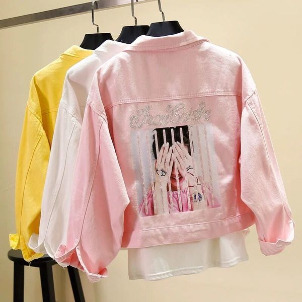 women's jackets joker set auger han loose edition jean jacket female students age reduction ins show thin coat tdu8, Black;brown
women's jackets joker set auger han loose edition jean jacket female students age reduction ins show thin coat tdu8, Black;brown