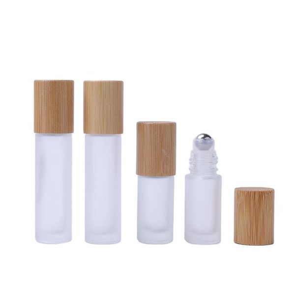 storage bottles & jars 5ml 10ml bamboo wood lid matte frost glass cosmetic essential oil packaging steel bead roll on vials
storage bottles & jars 5ml 10ml bamboo wood lid matte frost glass cosmetic essential oil packaging steel bead roll on vials