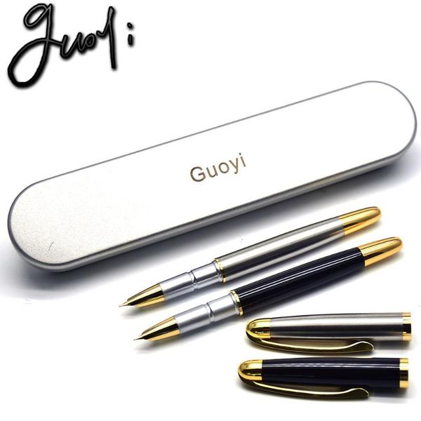 fountain pens guoyi d02 wholesale sale ink pen 50pc pen/lot school gift diy office 0.38 nib or golden stationery
fountain pens guoyi d02 wholesale sale ink pen 50pc pen/lot school gift diy office 0.38 nib or golden stationery