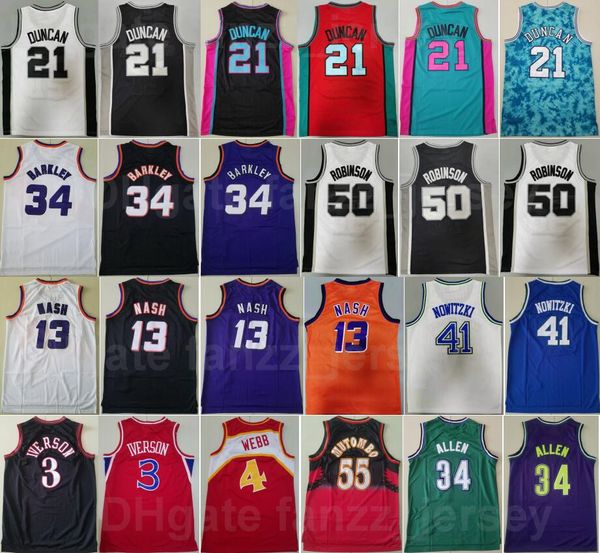 vintage basketball tim duncan mitchell ness retro jersey 21 david robinson 50 steve nash 13 charles barkley 34 dirk nowitzki 41 for sport fa, Black;red
vintage basketball tim duncan mitchell ness retro jersey 21 david robinson 50 steve nash 13 charles barkley 34 dirk nowitzki 41 for sport fa, Black;red