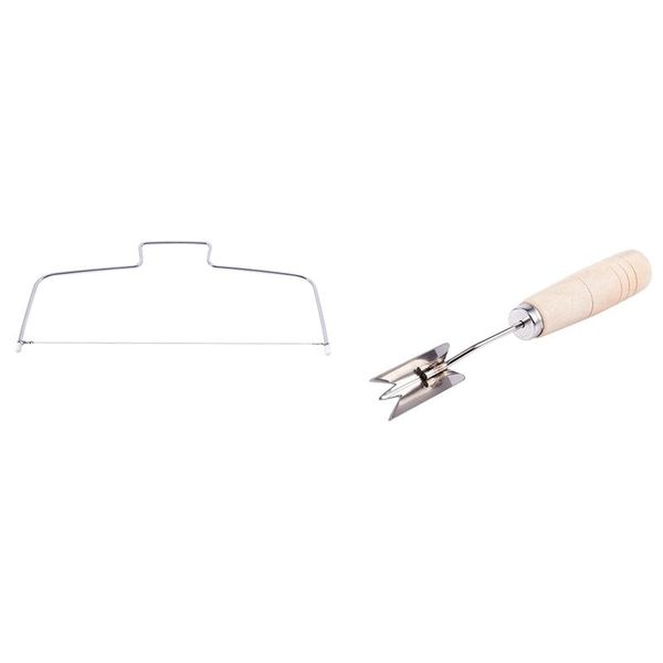 pcs kitchen accessories: 1 cake slicer cutter & wooden handle pineapple baking pastry tools
pcs kitchen accessories: 1 cake slicer cutter & wooden handle pineapple baking pastry tools