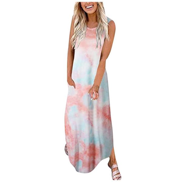 casual dresses 40# vintage tie-dyed summer dress sleeveless long round-neck loose pockets straight dresses for women vestidos, Black;gray
casual dresses 40# vintage tie-dyed summer dress sleeveless long round-neck loose pockets straight dresses for women vestidos, Black;gray