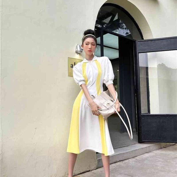casual dresses white yellow patchwork long shirt polo puff sleeve summer short a line midi designer fashion 99n1, Black;gray
casual dresses white yellow patchwork long shirt polo puff sleeve summer short a line midi designer fashion 99n1, Black;gray