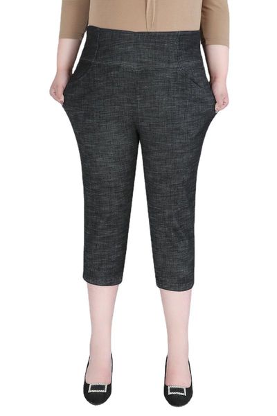 women's jeans 2xl to 9xl plus size high waist women stretch thin casual denim pants pockets midi woman trousers t4607, Blue
women's jeans 2xl to 9xl plus size high waist women stretch thin casual denim pants pockets midi woman trousers t4607, Blue