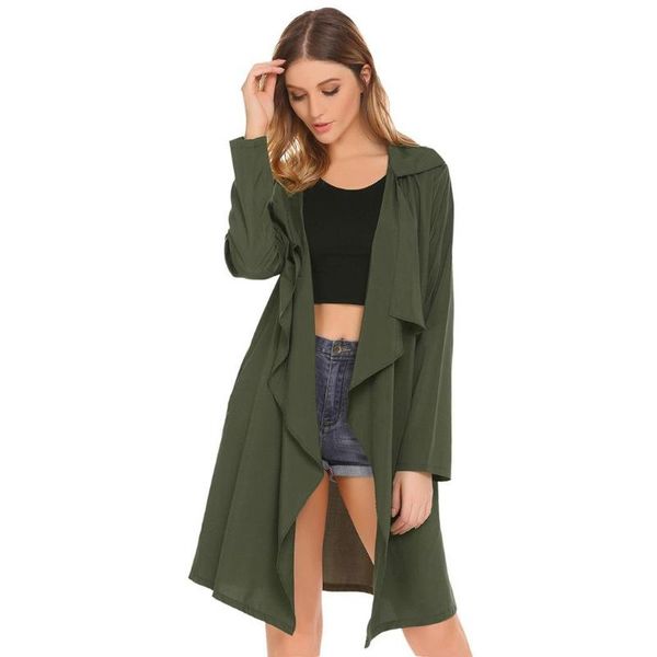 women's trench coats women lightweight open front solid waterfall casual loose long coat height 174cm bust 85cm waist 61cm hip 88cm, Tan;black
women's trench coats women lightweight open front solid waterfall casual loose long coat height 174cm bust 85cm waist 61cm hip 88cm, Tan;black
