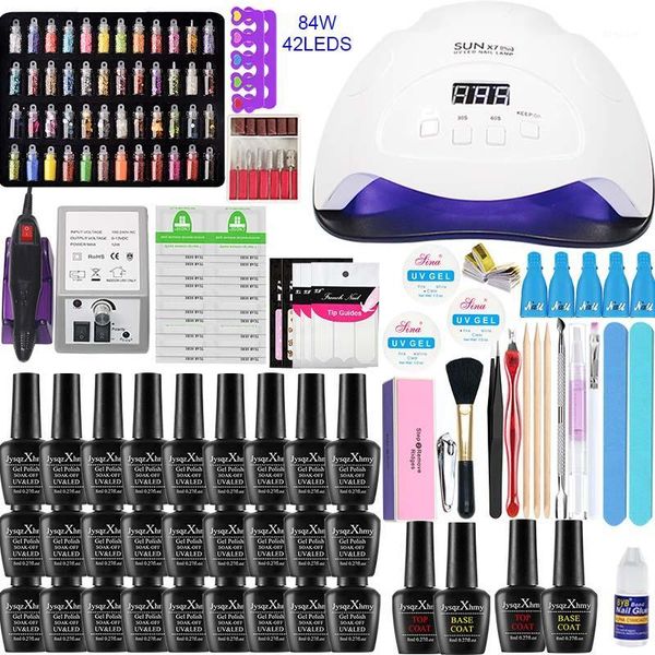 84/54/24w led nail lamp set 27/20/10color polish with electric drill soak off manicure kit acrylic set1
84/54/24w led nail lamp set 27/20/10color polish with electric drill soak off manicure kit acrylic set1