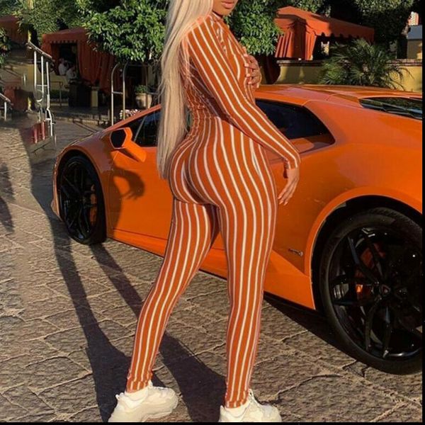 trendy women jumpsuit long sleeve v neck stripe bodycon female slim casual playsuits clubwear outfits, Black;white
trendy women jumpsuit long sleeve v neck stripe bodycon female slim casual playsuits clubwear outfits, Black;white