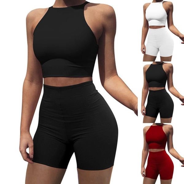 women's leggings seamless sportswear yoga fashion solid vest sports fitness set elastic suit clothes gym sets 2 piece, Black
women's leggings seamless sportswear yoga fashion solid vest sports fitness set elastic suit clothes gym sets 2 piece, Black
