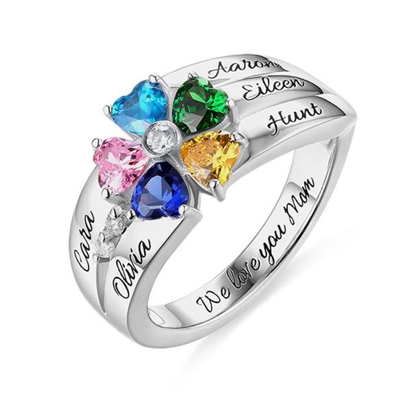 wedding rings beautiful custom name ring for mom grandma engraved 5 love heart shaped birthstones in sliver women jewelry bague, Slivery;golden
wedding rings beautiful custom name ring for mom grandma engraved 5 love heart shaped birthstones in sliver women jewelry bague, Slivery;golden
