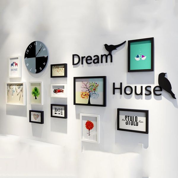 frames 12 pieces nordic pictures wall haning po frame set letter stickers clock for living room decoration picture
frames 12 pieces nordic pictures wall haning po frame set letter stickers clock for living room decoration picture