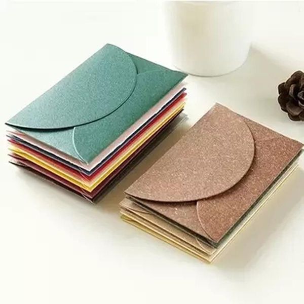 10pcs/lot 9*6cm small card envelope korean stationery creative retro color thicken pearlescent paper mini membership packing bags
10pcs/lot 9*6cm small card envelope korean stationery creative retro color thicken pearlescent paper mini membership packing bags