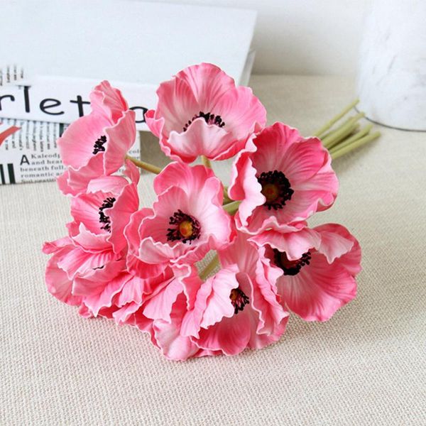 10pcs/lot simulation poppy high-grade pu faux fake flowers wedding decoration bride holding bouquet farmhouse home decor poppies decorative
10pcs/lot simulation poppy high-grade pu faux fake flowers wedding decoration bride holding bouquet farmhouse home decor poppies decorative