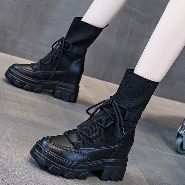 boots british style women's summer thin breathable ins tide online celebrity thick bottom increased middle 88, Black
boots british style women's summer thin breathable ins tide online celebrity thick bottom increased middle 88, Black