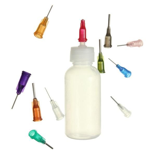 kitchen faucets 50ml needle dispenser bottle for rosin solder flux paste + 11 needles