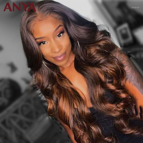 anya 30 highlights lace front wig pre plucked body wave human hair wigs transparent 30inch malaysia for black women1, Black;brown
anya 30 highlights lace front wig pre plucked body wave human hair wigs transparent 30inch malaysia for black women1, Black;brown