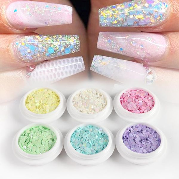 nail art decorations 6pcs pearl colorful hexagon chunky glitter flakes mermaid sequins for design summer accessories 2021, Silver;gold
nail art decorations 6pcs pearl colorful hexagon chunky glitter flakes mermaid sequins for design summer accessories 2021, Silver;gold