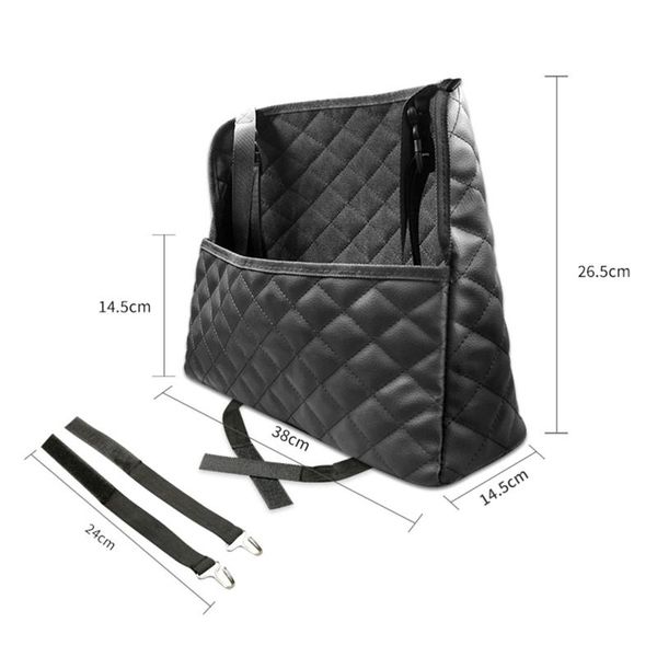 storage bags car hanging bag, leather pack, modern shining diamond check adjustable buckle back seat bag style 2021
storage bags car hanging bag, leather pack, modern shining diamond check adjustable buckle back seat bag style 2021