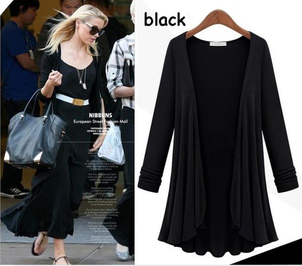women's jackets zogaa 2021 women fashion cotton thin blouse long sleeve summer cardigan sweater coat big size flounce plus, Black;brown
women's jackets zogaa 2021 women fashion cotton thin blouse long sleeve summer cardigan sweater coat big size flounce plus, Black;brown