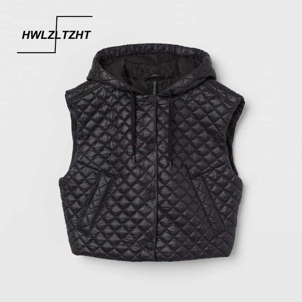 women's vests hwlzltzht autumn winter womens hooded vest sleeveless cotton padded jackets loose white duck down windproof warm waistcoa, Black;white
women's vests hwlzltzht autumn winter womens hooded vest sleeveless cotton padded jackets loose white duck down windproof warm waistcoa, Black;white