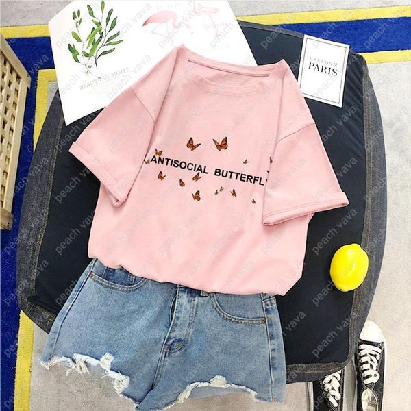 antisocial butterfly letter print and mens t shirts womens women harajuku funny graphic summer ladies short sleeve casual chic aesthetic, White;black
antisocial butterfly letter print and mens t shirts womens women harajuku funny graphic summer ladies short sleeve casual chic aesthetic, White;black