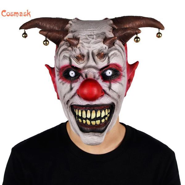 party masks cosmask halloween scary bells clown latex mask killer demon clowns full face costume cosplay
party masks cosmask halloween scary bells clown latex mask killer demon clowns full face costume cosplay