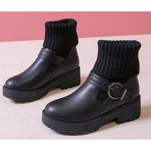 boots 2022 warm knitted plush shoes women party elegant non-slip heels for winter fashion 3cm round head sapatos de mujer, Black
boots 2022 warm knitted plush shoes women party elegant non-slip heels for winter fashion 3cm round head sapatos de mujer, Black