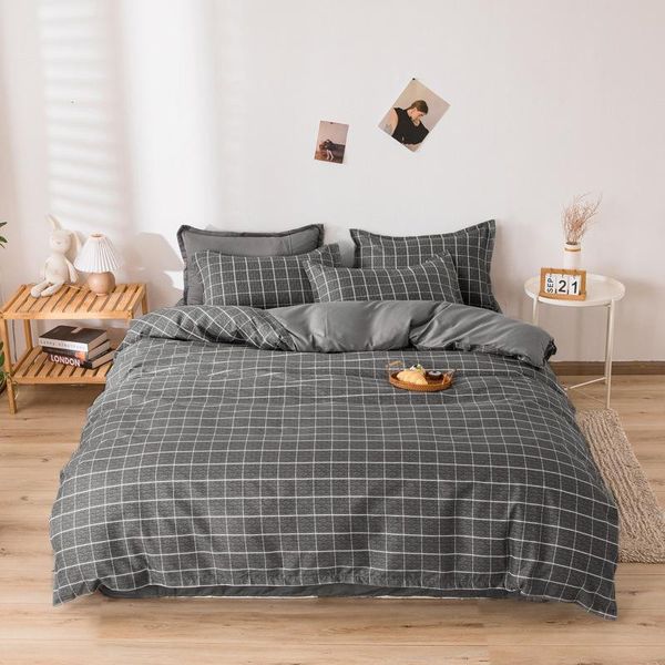 bedding sets simple plaid washed cotton quilt cover pillow case bed sheet soft breathable single double king set oceania
bedding sets simple plaid washed cotton quilt cover pillow case bed sheet soft breathable single double king set oceania