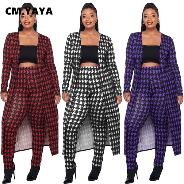 two piece set plus size x-long cloak with full length pants print outfit for women new spring atumn office lady 2021by air, White
two piece set plus size x-long cloak with full length pants print outfit for women new spring atumn office lady 2021by air, White