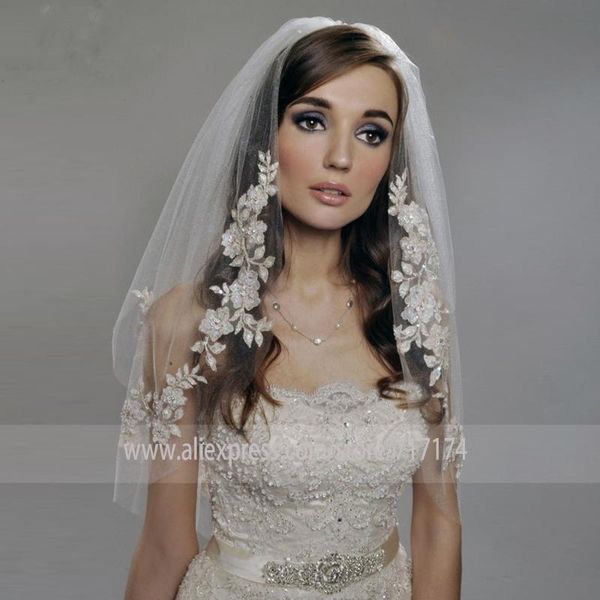 bridal veils white/ivory soft tulle short elbow length veil applique edge wedding with comb, Black
bridal veils white/ivory soft tulle short elbow length veil applique edge wedding with comb, Black