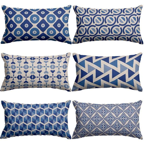cushion/decorative pillow geometry cushion cover 30x50 linenpillowcase decorative sofa cushions pillowcover home decor blue cases
cushion/decorative pillow geometry cushion cover 30x50 linenpillowcase decorative sofa cushions pillowcover home decor blue cases