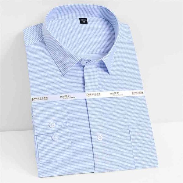 men's casual plaid striped long sleeve basic shirt comfortable stretch bamboo fiber standard-fit work office easy-care shirts 210708, White;black
men's casual plaid striped long sleeve basic shirt comfortable stretch bamboo fiber standard-fit work office easy-care shirts 210708, White;black