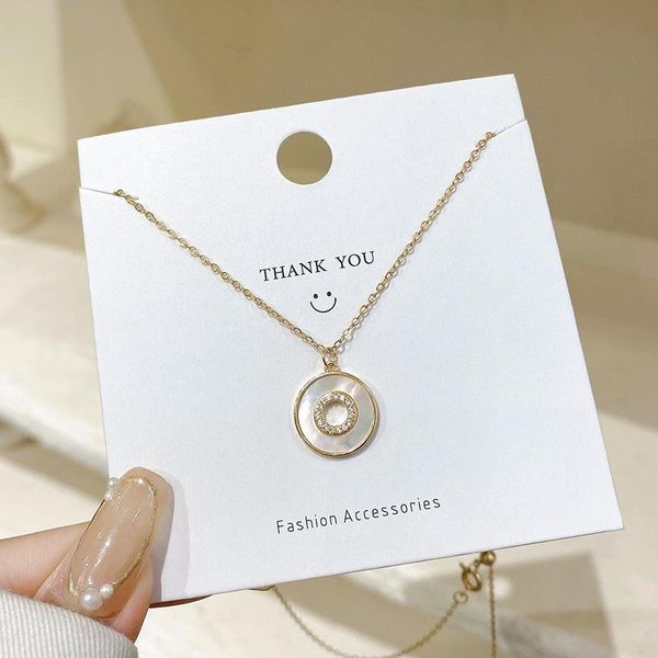 pendant necklaces 2021 fashion round shell necklace for women metal clavicle chain hip hop punk jewelry gift accessory, Silver
pendant necklaces 2021 fashion round shell necklace for women metal clavicle chain hip hop punk jewelry gift accessory, Silver