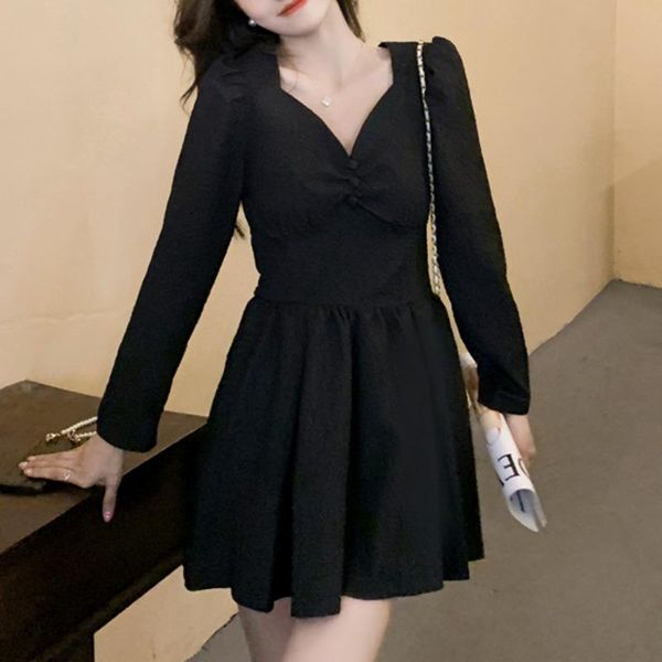 casual dresses women autumn french puff long sleeve puffy dress chic elegant black vintage white mini party robes femme ladies fashion vesti, Black;gray
casual dresses women autumn french puff long sleeve puffy dress chic elegant black vintage white mini party robes femme ladies fashion vesti, Black;gray