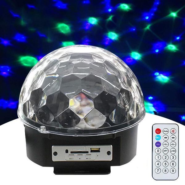 party decoration dishykooker led remote control u disk crystal magic ball stage light
party decoration dishykooker led remote control u disk crystal magic ball stage light