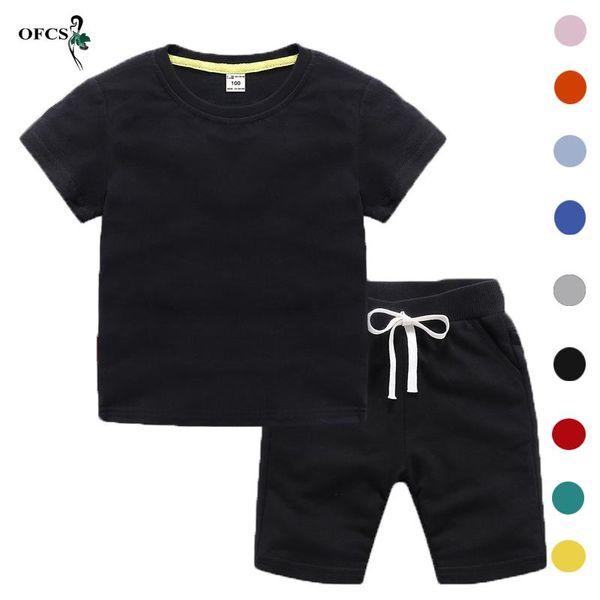 clothing sets selling retail children's suit summer boy girl cotton t-shirt + beach shorts 2pcs sports teenagers basic clothes, White
clothing sets selling retail children's suit summer boy girl cotton t-shirt + beach shorts 2pcs sports teenagers basic clothes, White