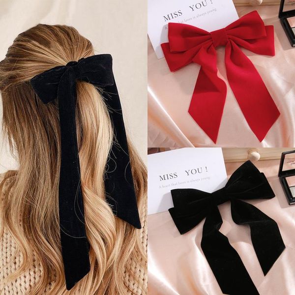 vintage black big large velvet bow hair clip for women girls wedding long ribbon korean hairpins barrette accessories clips & barrettes, Golden;silver
vintage black big large velvet bow hair clip for women girls wedding long ribbon korean hairpins barrette accessories clips & barrettes, Golden;silver