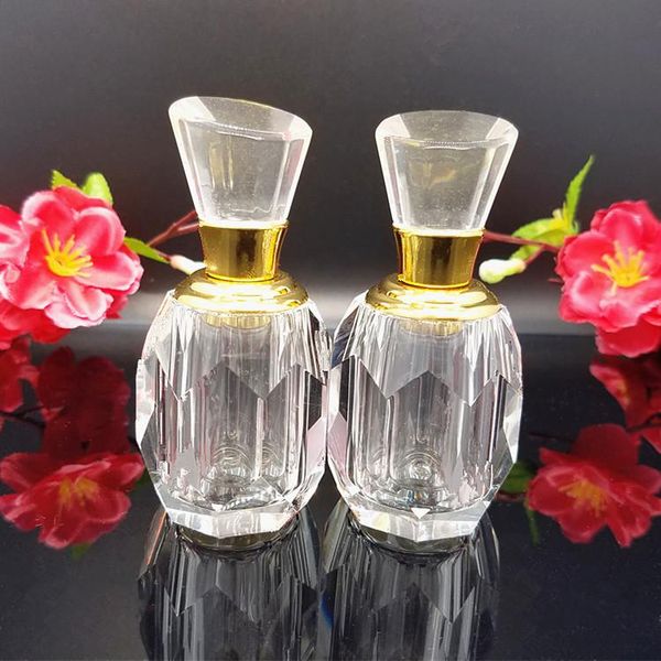 storage bottles & jars 10ml crystal refillable glass perfume bottle w/ gold neck,clear dropper for handmade home decor lady wedding gift
storage bottles & jars 10ml crystal refillable glass perfume bottle w/ gold neck,clear dropper for handmade home decor lady wedding gift